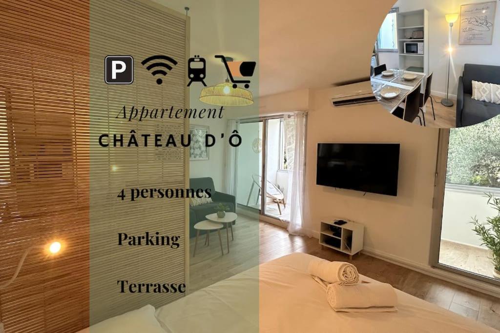 041 - Studio Le Chateau D'O, Appart 4Pers, Parking, Proche Faculte De Medecine Montpellier Eksteriør billede